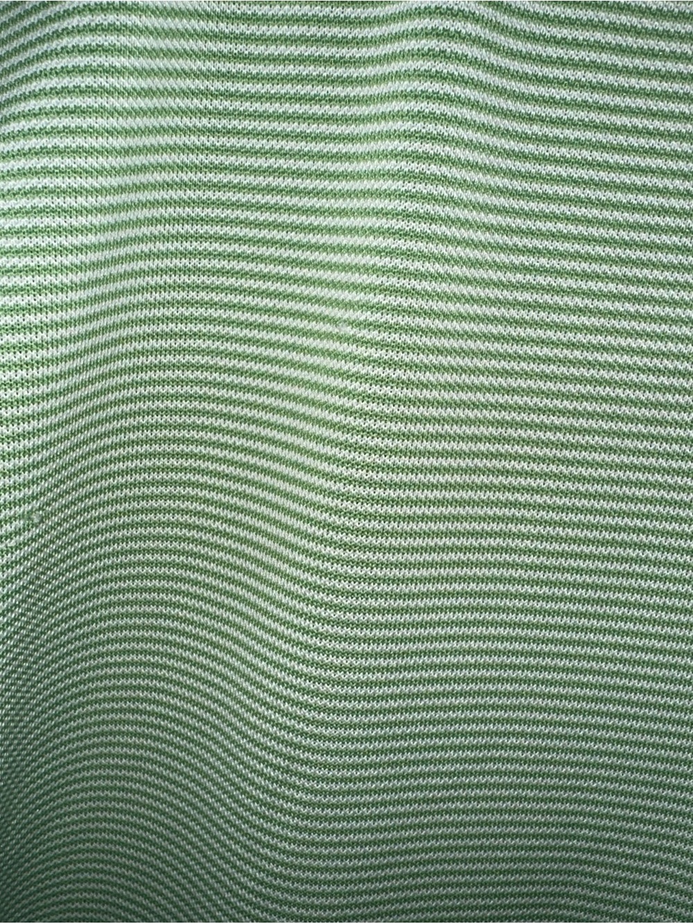 Southern Tide Light Green Striped Polo with Contrast Collar - Picture 4 of 4